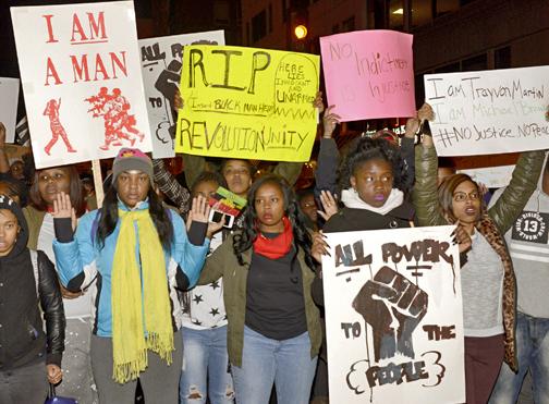 Thousands march in Washington, D.C., after Darren Wilson was let off by a grand jury