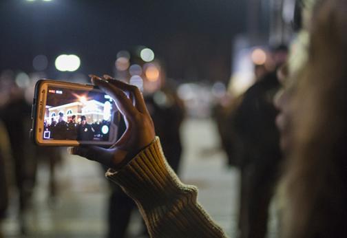 Filming police in Ferguson