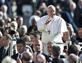 Pope Francis at his inauguration