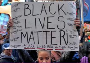 Black Lives Matter activists protest in New York City